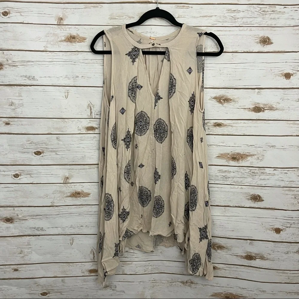 Free People Snap Out if it Tunic Mini Dress - Picture 2 of 7